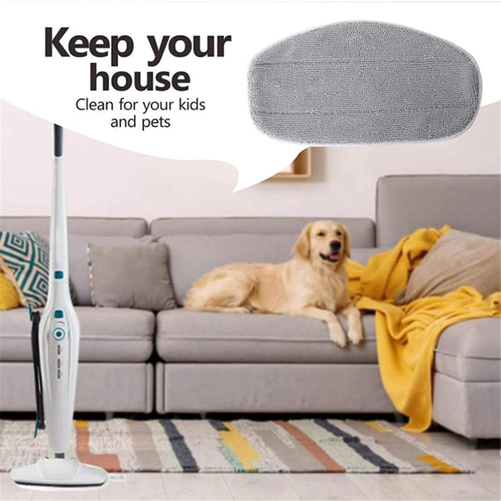 5Pcs/Set Spare Steam Mop Cloth Microfiber Cloth Steamer Pad for Leifheit Clean Tenso