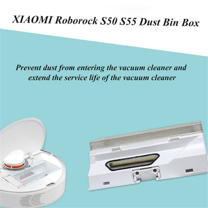 For Xiaomi Stone Sweeper S50/S51/S52/S55/T6 Cleaning Dust Bin Dirt Bucket Dust Collector Replacement