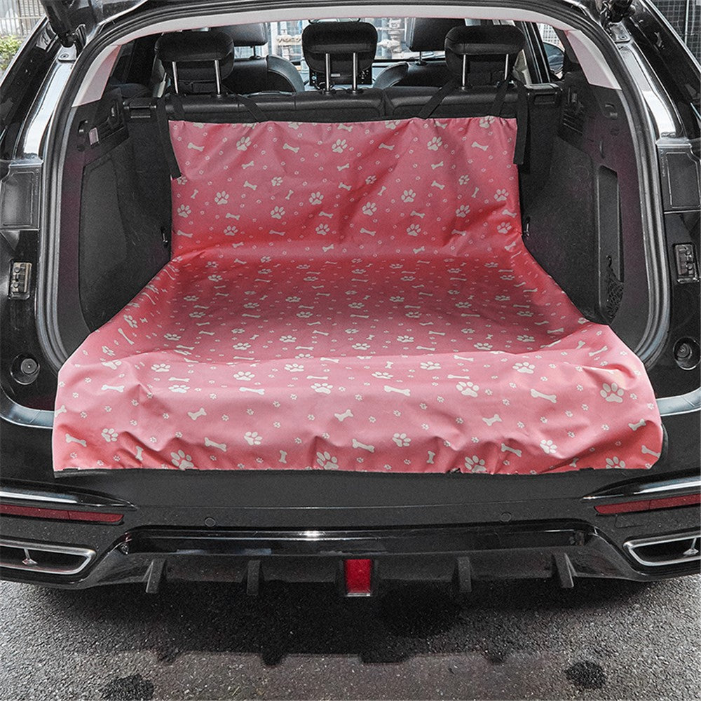 TG-PCU009 Waterproof Car Trunk Rear Back Seat Cover Pet Dog Seat Mat Protector Hammock Pad Liner