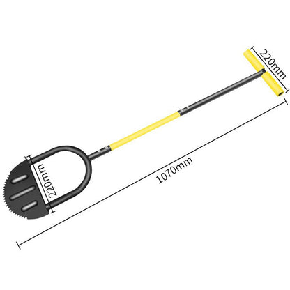 Half Moon Edger Cutting Shovel Lawn Mowing Weeding Tool Serrated Edger Landscape Edge Tool