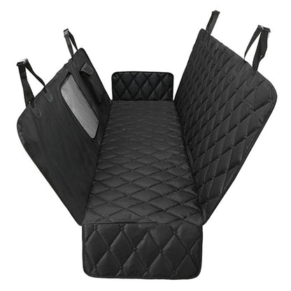 LDLC CZD-U-03 Car Rear Seat Protective Cover Waterproof Oxford Cloth Pet Dog Car Back Seat Cushion Mat with Mesh Window