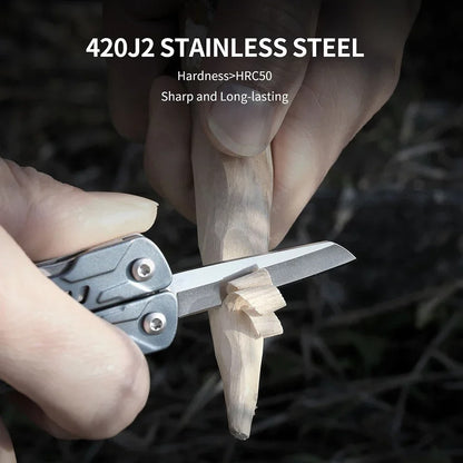 XIAOMIYOUPIN NEXTOOL NE20135 Multifunction Foldable Pliers Stainless Steel Scissors Bottle Opener Screwdriver Tools