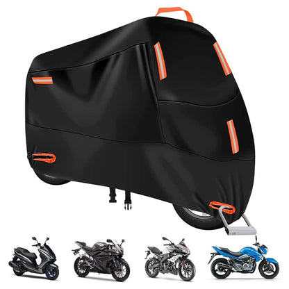 L: 220x95x110cm Motorcycle 210D Oxford Cloth Cover Sun-Proof Rain-Proof Motorbike Cover Protector