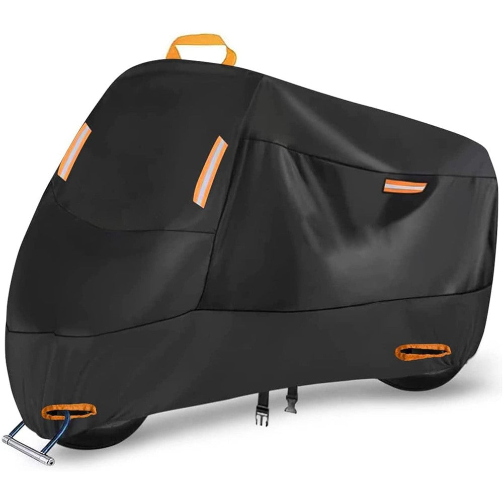 L: 220x95x110cm Motorcycle 210D Oxford Cloth Cover Sun-Proof Rain-Proof Motorbike Cover Protector