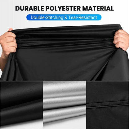 L: 220x95x110cm Motorcycle 210D Oxford Cloth Cover Sun-Proof Rain-Proof Motorbike Cover Protector