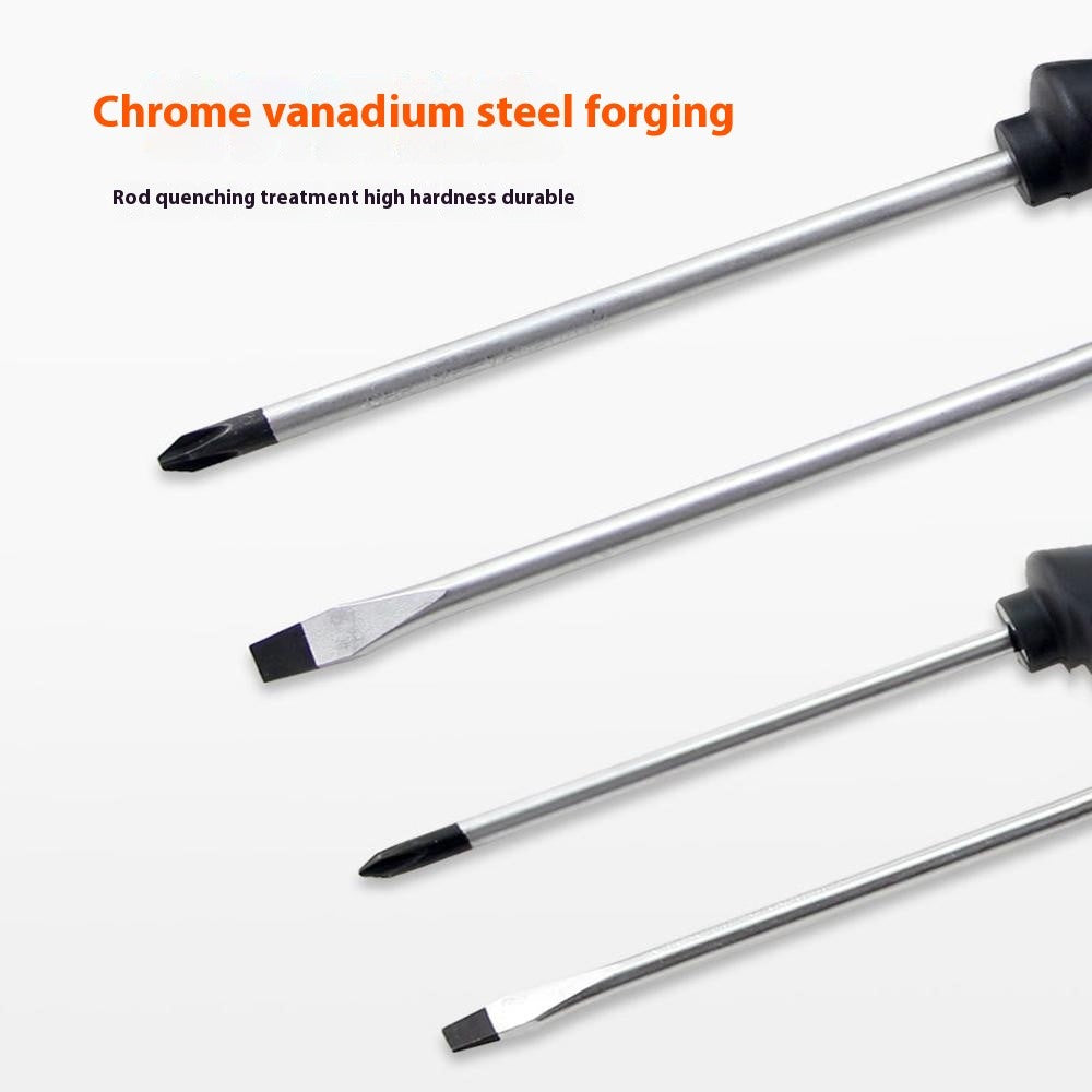 6 PCS Screwdriver Set Two Tone Rubber Handle Magnetic Phillips  /  Flathead Multi-Function Repair Tool
