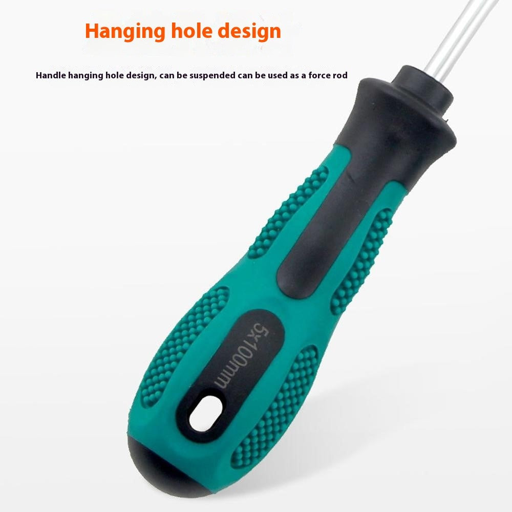 6 PCS Screwdriver Set Two Tone Rubber Handle Magnetic Phillips  /  Flathead Multi-Function Repair Tool