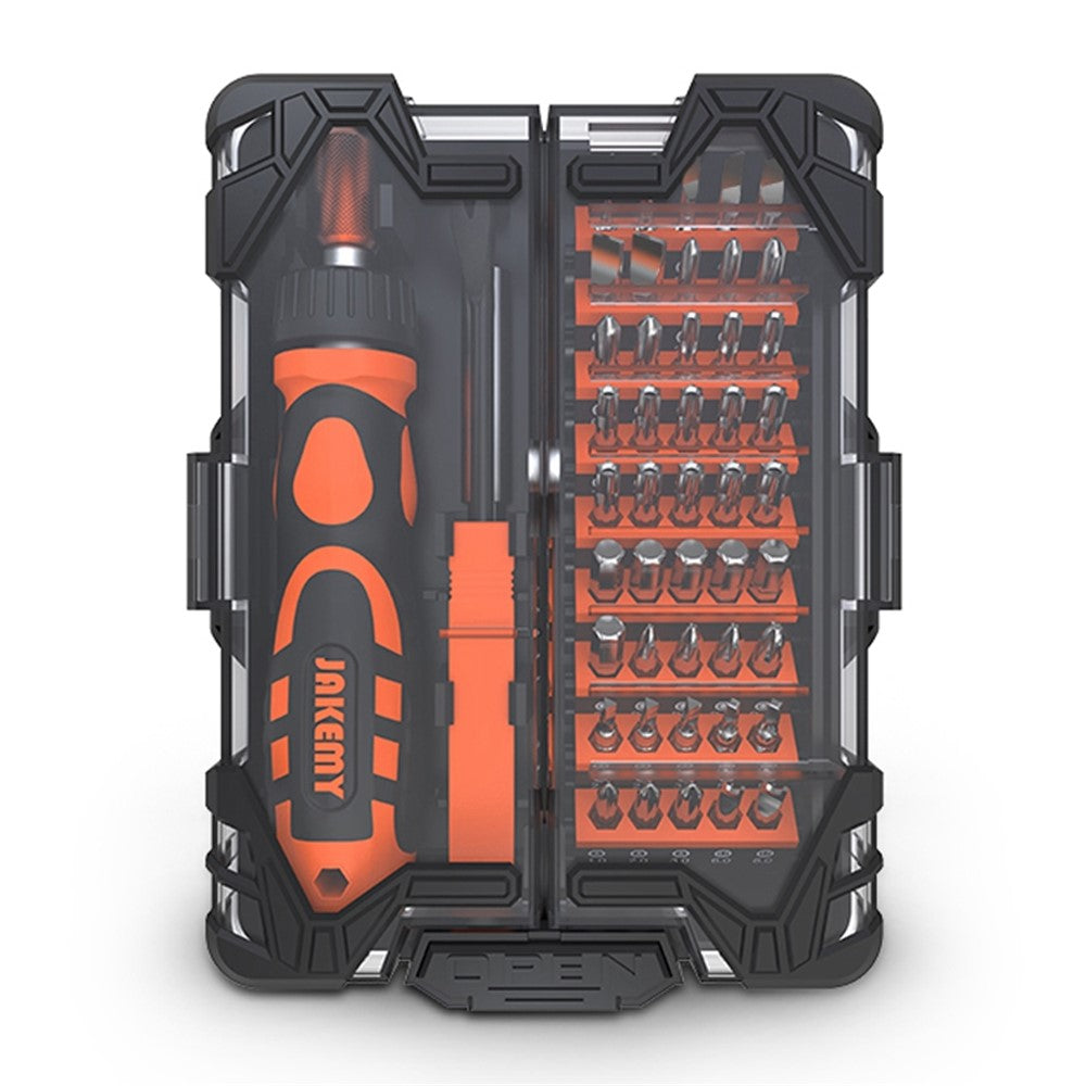 JAKEMY JM-6124 Portable Screwdriver Combo Set with 45 Bits Household Multifunction Repair Tool Kit