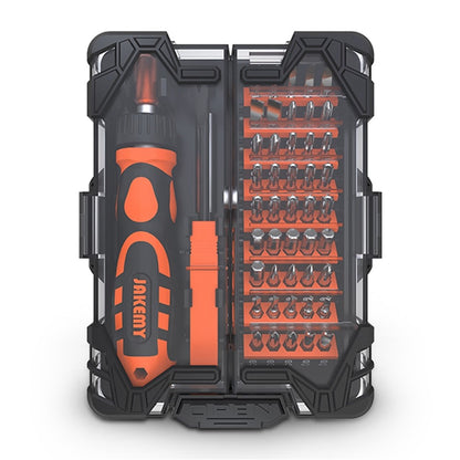 JAKEMY JM-6124 Portable Screwdriver Combo Set with 45 Bits Household Multifunction Repair Tool Kit