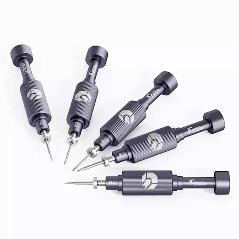 JAKEMY JM-8190 Aviation Aluminum Alloy Magnetic Screwdriver Set with S-2 Alloy Bits for Smart Phone, Watch Repair