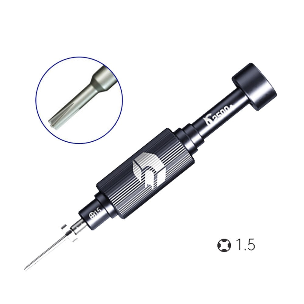 JAKEMY JM-8190 Aviation Aluminum Alloy Magnetic Screwdriver Set with S-2 Alloy Bits for Smart Phone, Watch Repair