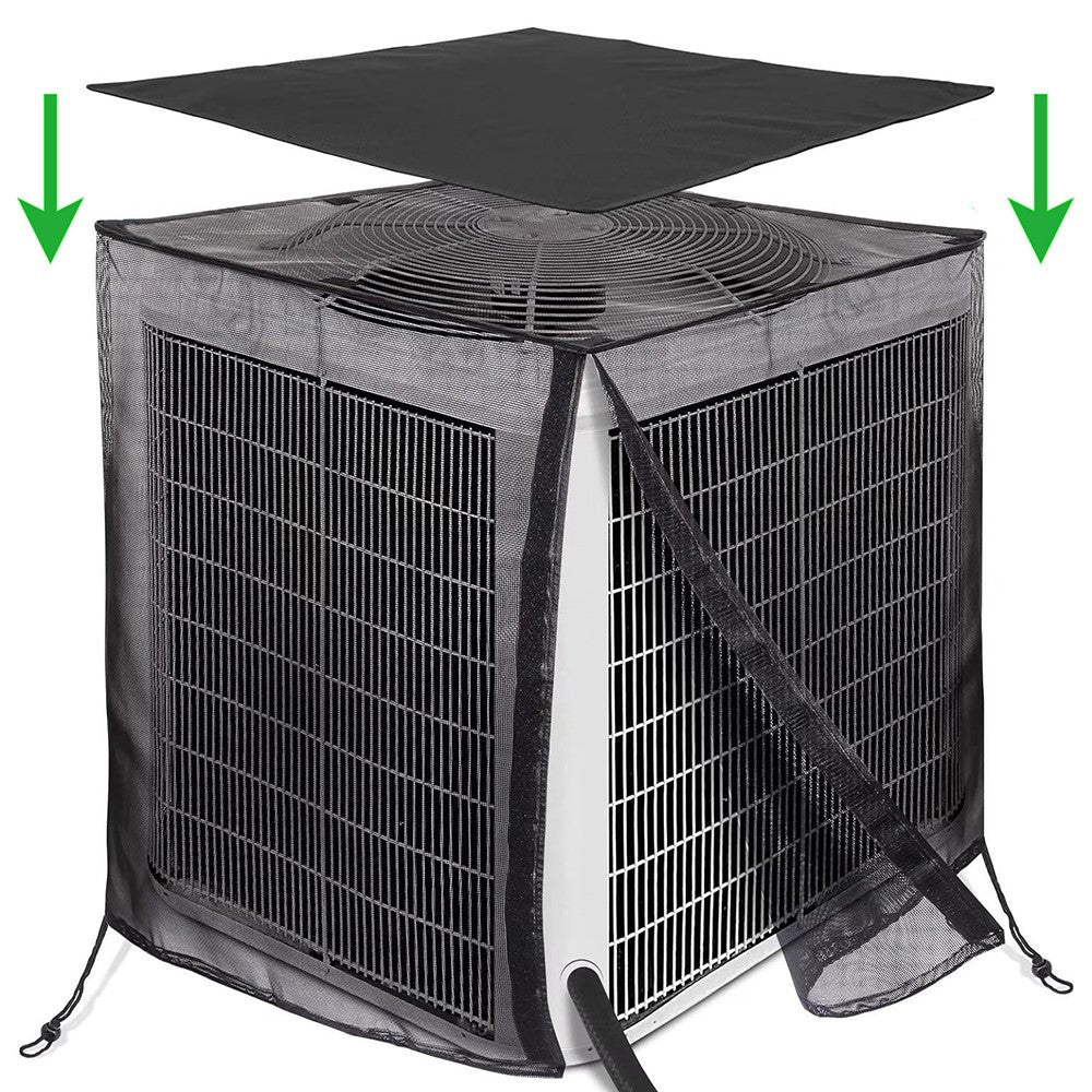 KG0268 600D Oxford Cloth Air Conditioner Cover Detachable Protector for Outside Units (Size: M)