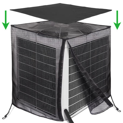 KG0268 600D Oxford Cloth Air Conditioner Cover Detachable Protector for Outside Units (Size: M)
