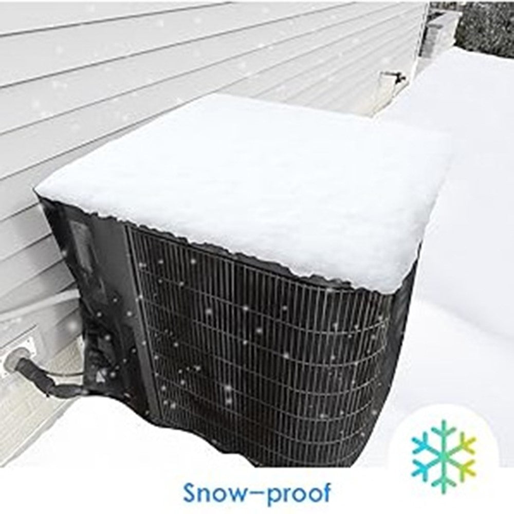 KG0268 600D Oxford Cloth Air Conditioner Cover Detachable Protector for Outside Units (Size: M)