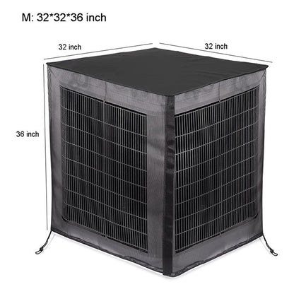 KG0268 600D Oxford Cloth Air Conditioner Cover Detachable Protector for Outside Units (Size: M)