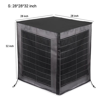 KG0268 Outdoor Snow-proof Air Conditioning Mesh Cover with Removable Top, Size S