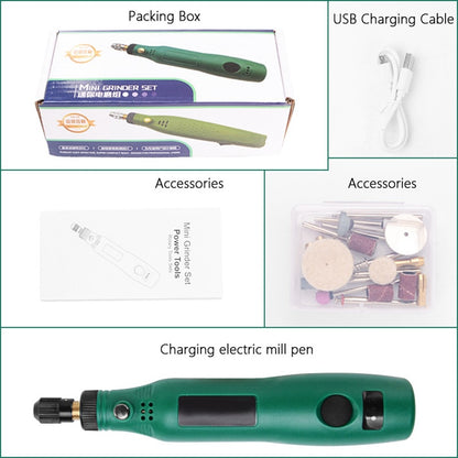 3.6V LED Speed Adjustable 2.3mm Electric Screwdriver Bit Kit Mini Rechargeable Home Repair Tool