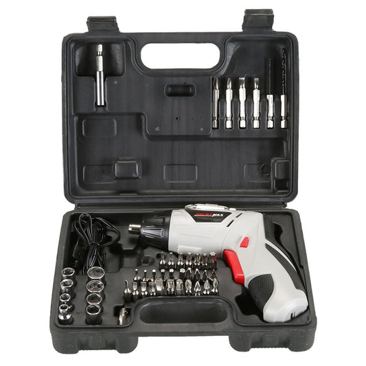 JOUST 4.2V Multifunction Electric Screwdriver Set Home Electric Drill Screwdriver Tool Set, USB Cable Charging