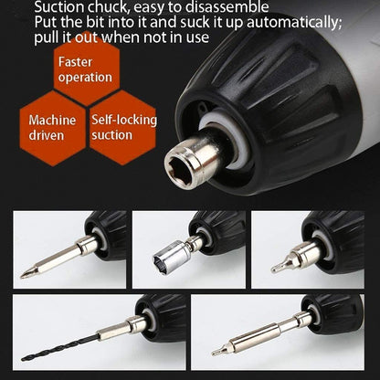 JOUST 4.2V Multifunction Electric Screwdriver Set Home Electric Drill Screwdriver Tool Set, USB Cable Charging