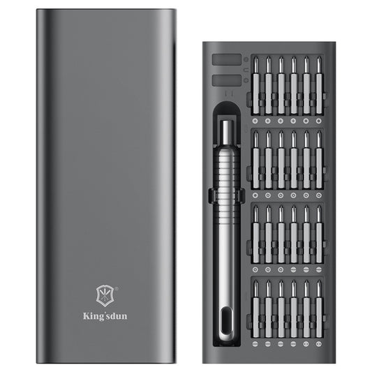 KING'SDUN KS-840117 51-in-1 Handheld Screwdriver Set with Bits Portable Metal Precision Screwdriver