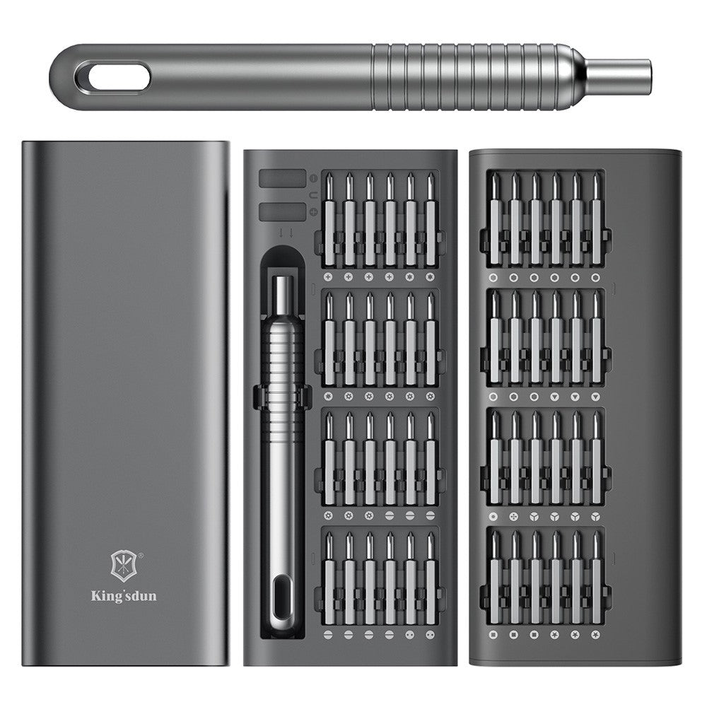 KING'SDUN KS-840117 51-in-1 Handheld Screwdriver Set with Bits Portable Metal Precision Screwdriver