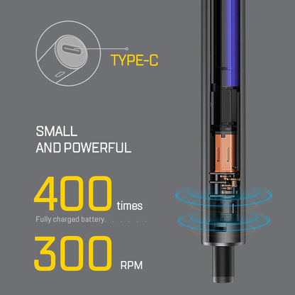 KING'SDUN KS-882038 62-in-1 Precision Repair Electric Screwdriver Set with 48 Bits Portable Handheld Screwdriver