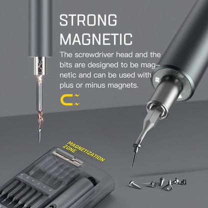KING'SDUN KS-882038 62-in-1 Precision Repair Electric Screwdriver Set with 48 Bits Portable Handheld Screwdriver
