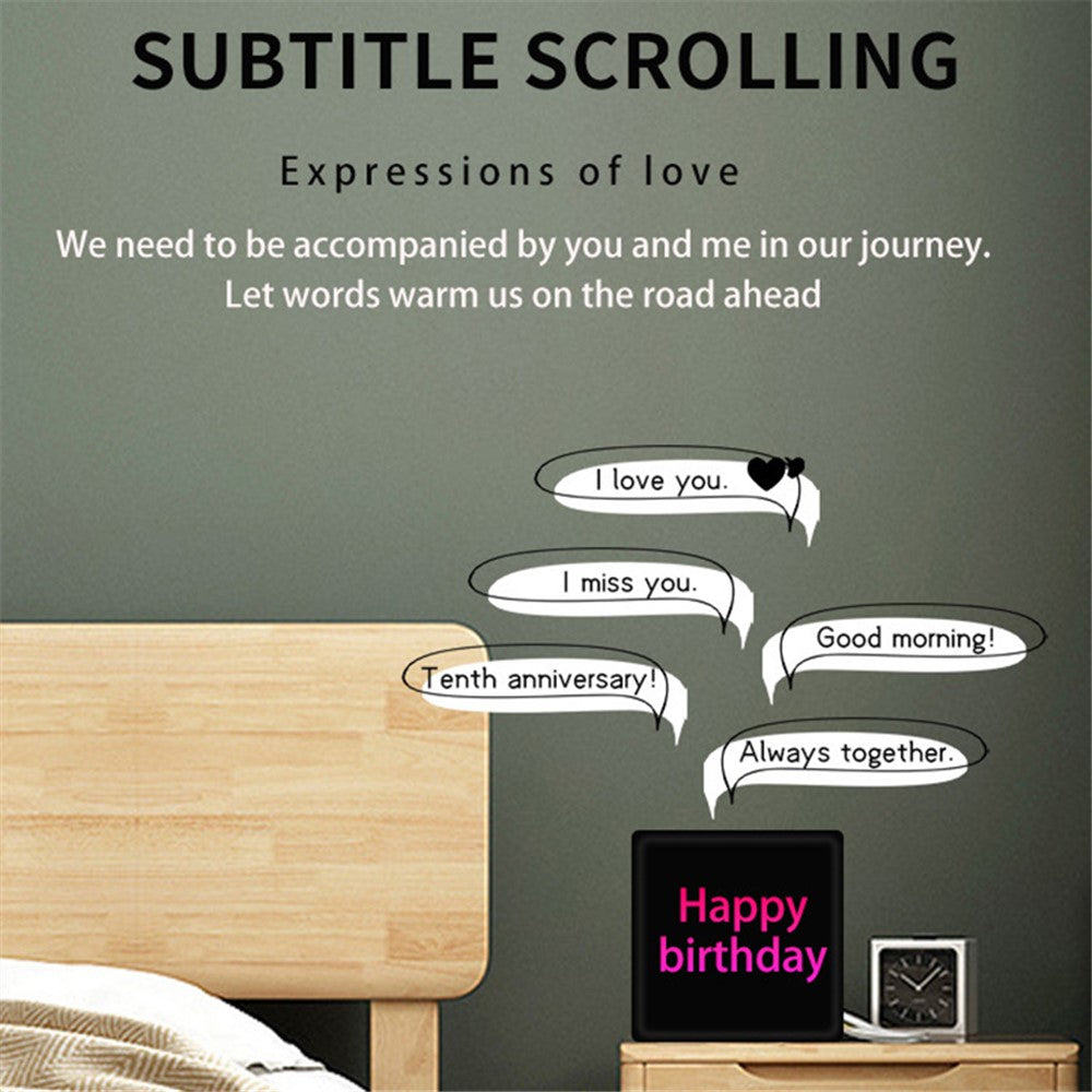 ID32 Pixel Screen Display IDM Art Cyberpunk Style Cartoon Screen Fun Time Manager Desktop Dynamic Alarm Clock