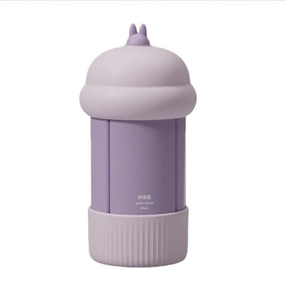 4-in-1 Travel Refillable Bottle Set Portable Squeezed Empty Lotion Shampoo Container