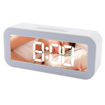 TS-3002 LED Digital Display Desk Clock Bedside Desktop Night Light Electronic Alarm Clock