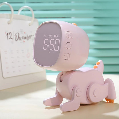 Dinosaur Kids Alarm Clock Bedside Clock with Night Light Digital Display Children Sleep Trainer