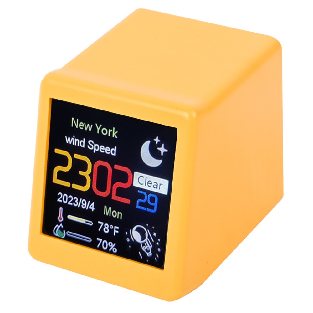 Animation Electronic Album Smart Clock 1.54-inch Screen WiFi Weather Forecast Station (CE / Rohs Certified)