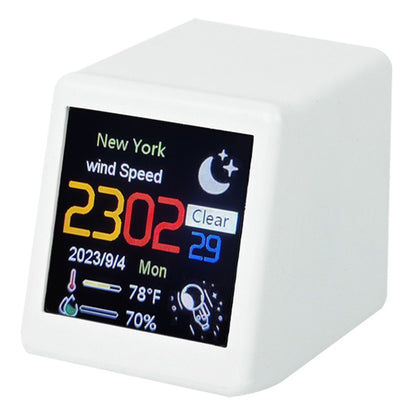 Animation Electronic Album Smart Clock 1.54-inch Screen WiFi Weather Forecast Station (CE / Rohs Certified)