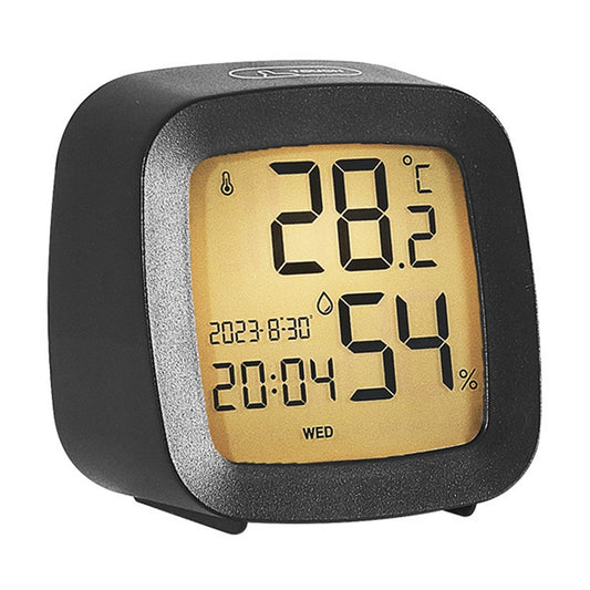 Digital Alarm Clock with Backlight Battery Operated Temperature Humidity Monitor Alarm Clock