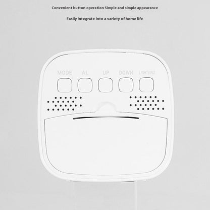 Digital Alarm Clock with Backlight Battery Operated Temperature Humidity Monitor Alarm Clock