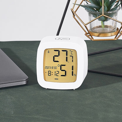 Digital Alarm Clock with Backlight Battery Operated Temperature Humidity Monitor Alarm Clock