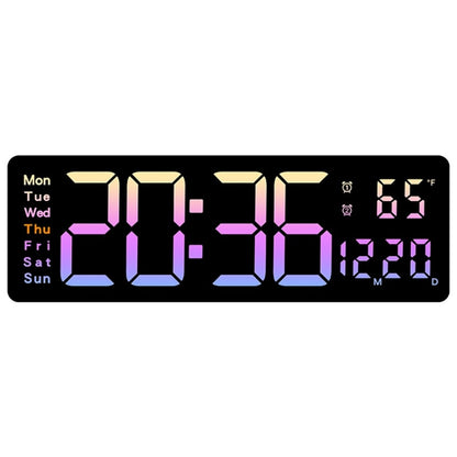 5526 LED Digital Display Electronic Wall Clock Multi-Function Countdown Alarm Clock