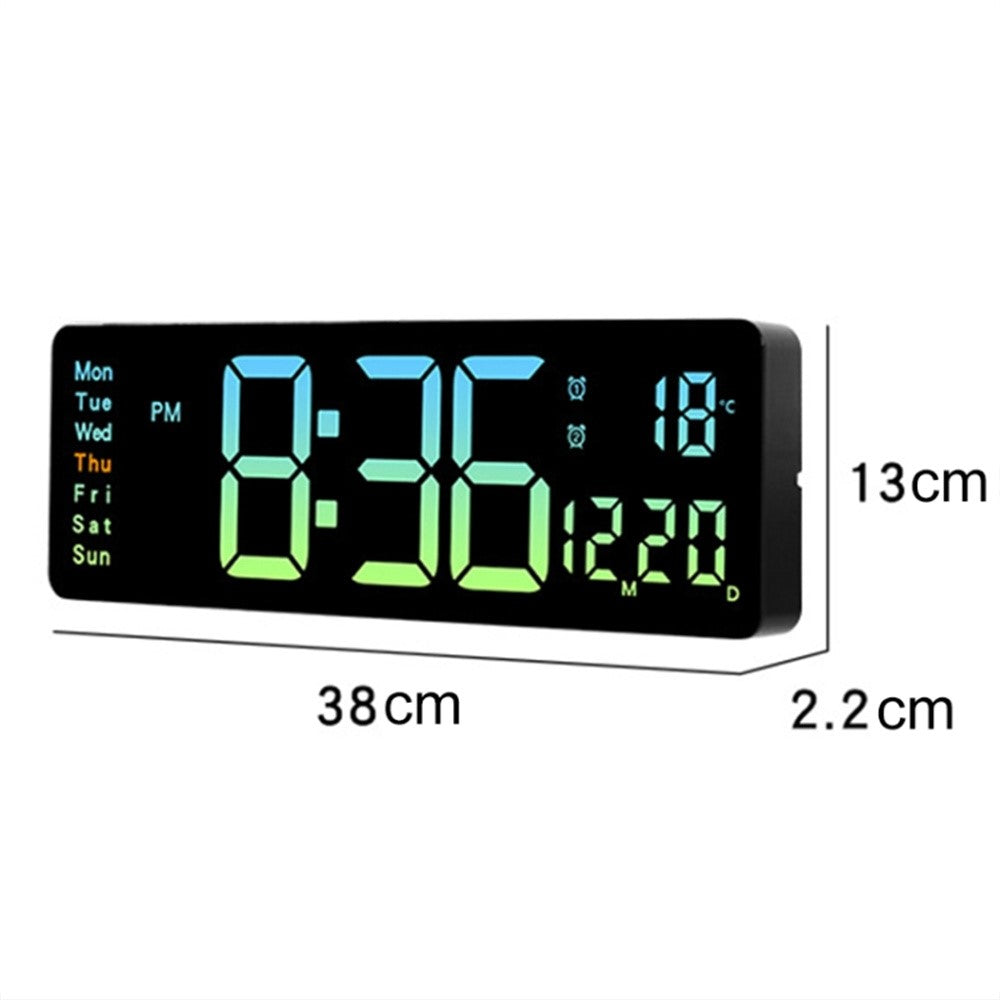 5526 LED Digital Display Electronic Wall Clock Multi-Function Countdown Alarm Clock