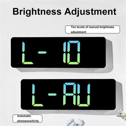 5526 LED Digital Display Electronic Wall Clock Multi-Function Countdown Alarm Clock