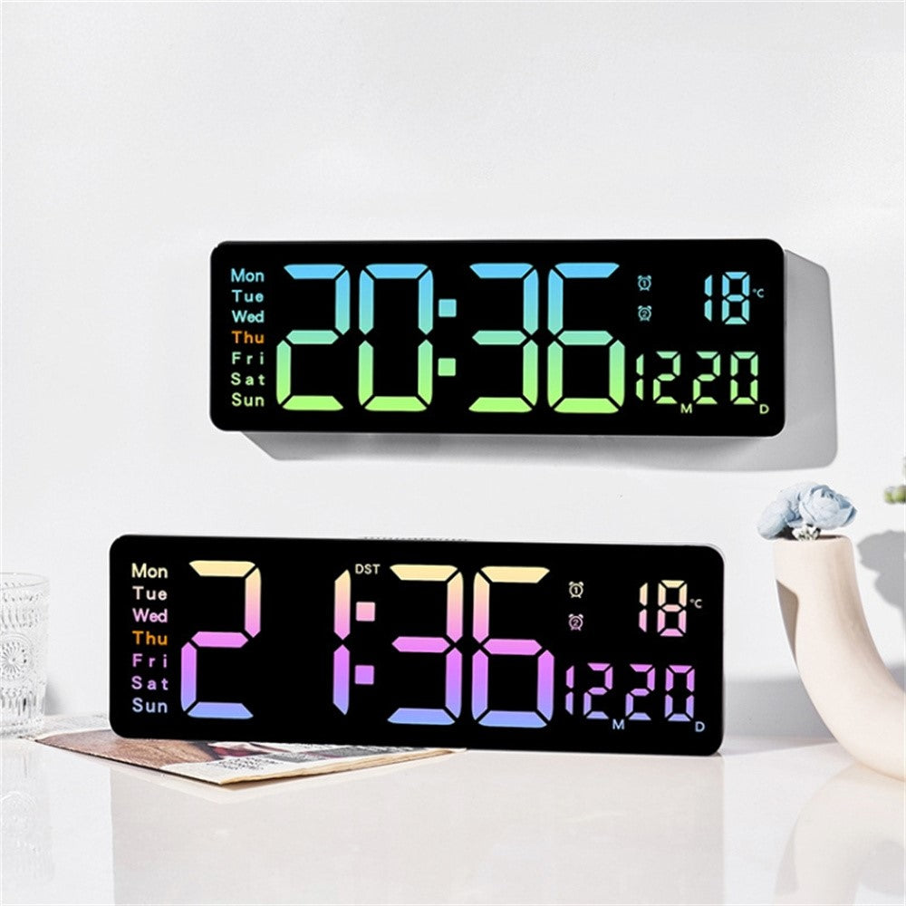 5526 LED Digital Display Electronic Wall Clock Multi-Function Countdown Alarm Clock