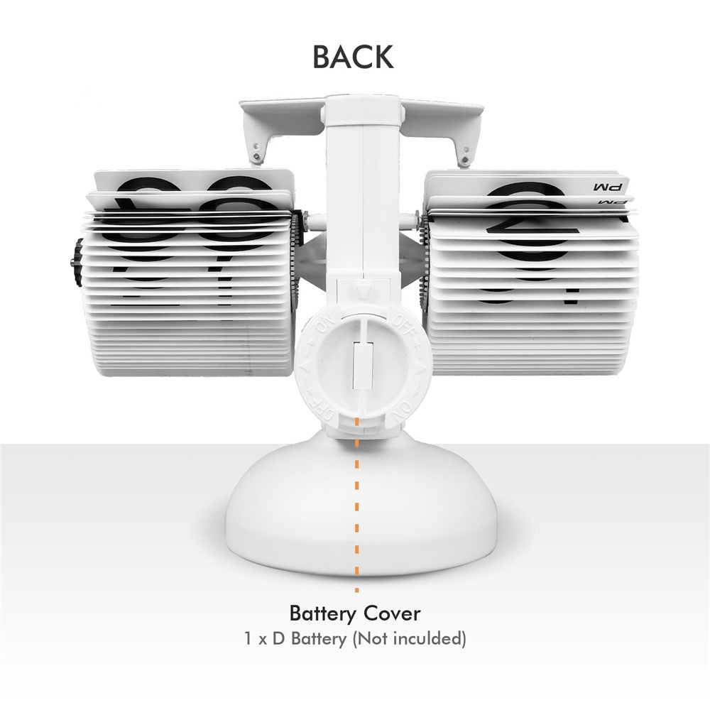 Automatic Flip Clock Retro Simple Home Living Room Table Clock Single Foot Stainless Steel Quartz Movement Flip Clock