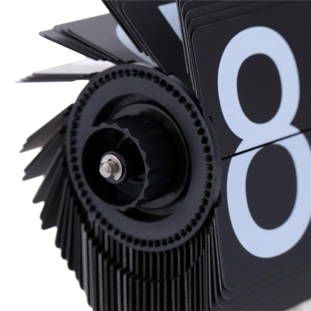 Retro Automatic Flipping Clock Balance Mechanical Flip Over Quartz Table Clock for Living Room