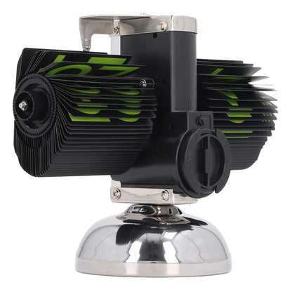 Stainless Steel Green Numbers Automatic Flip Page Clock Retro Balance Page Turning Table Clock