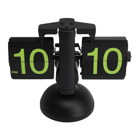 Automatic Flip Page Clock Home Retro Balance Page Turning Table Clock (without Battery)