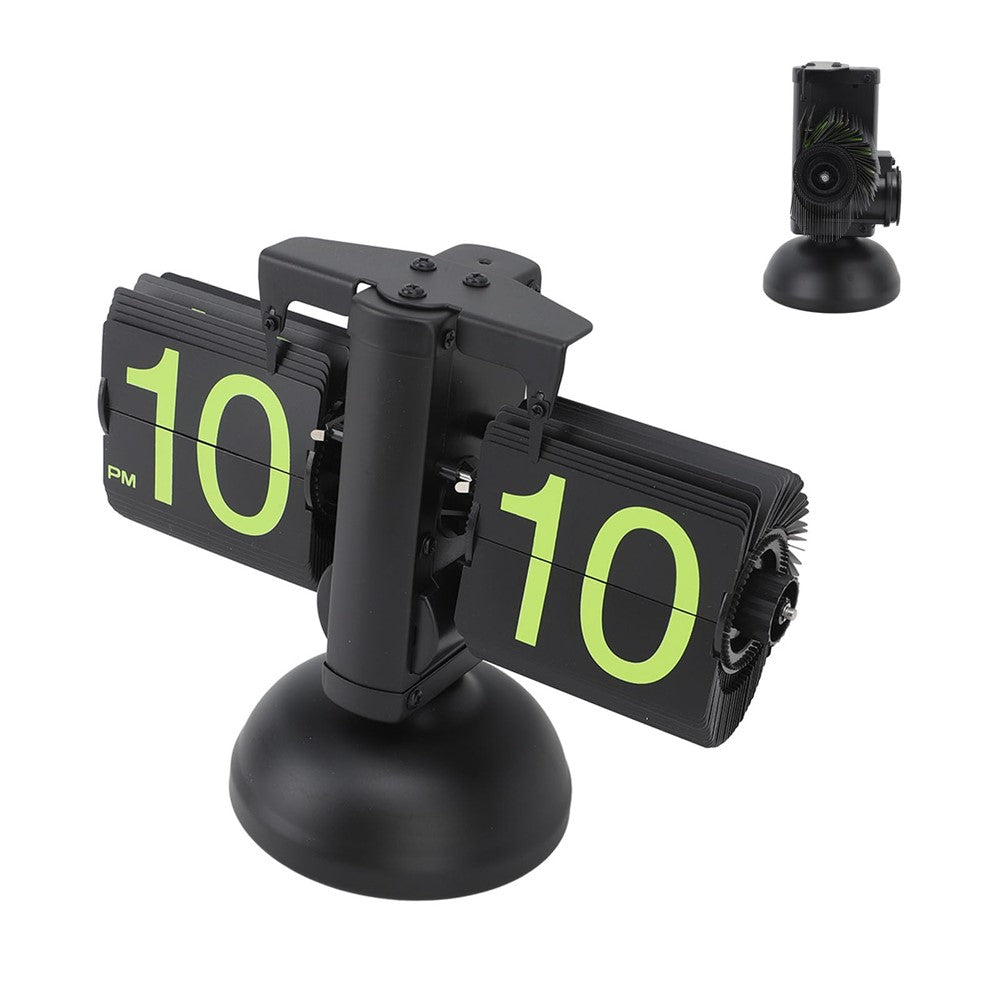 Automatic Flip Page Clock Home Retro Balance Page Turning Table Clock (without Battery)