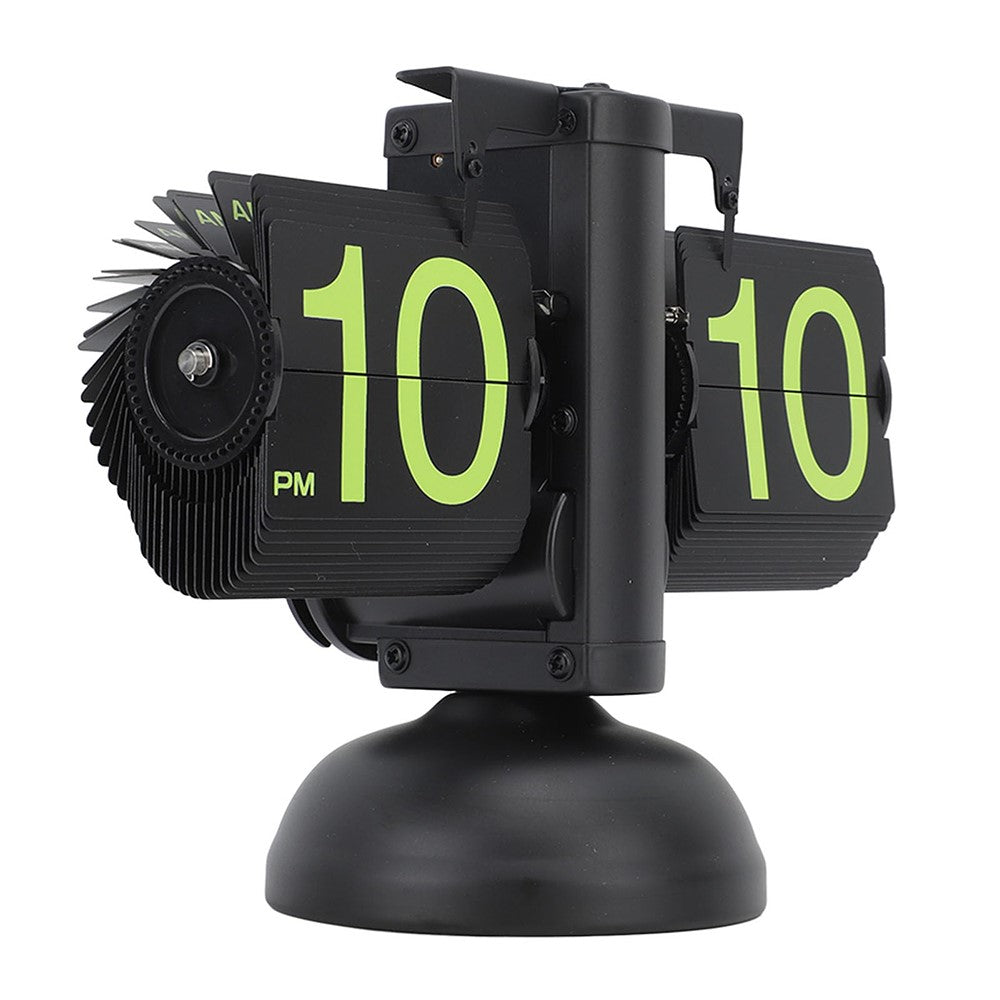 Automatic Flip Page Clock Home Retro Balance Page Turning Table Clock (without Battery)