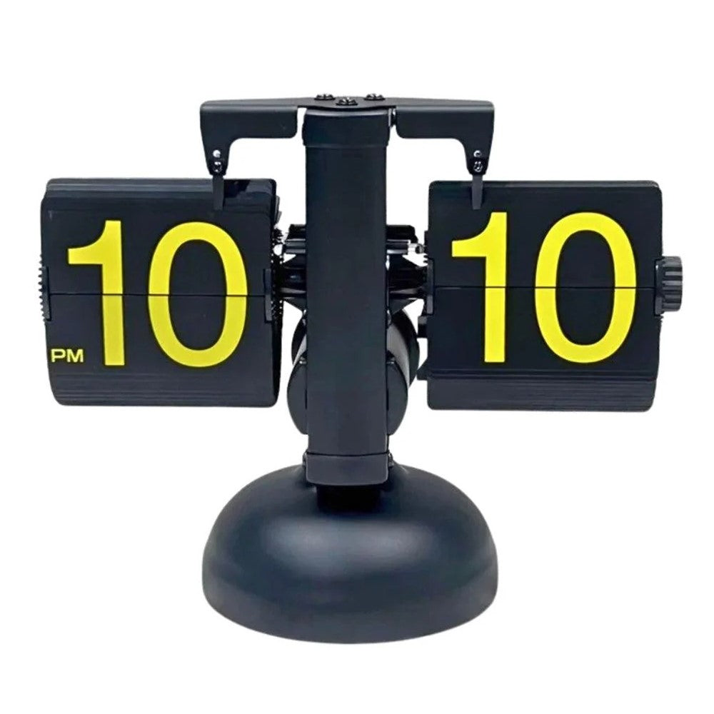 Automatic Flip Page Clock Home Retro Balance Page Turning Table Clock (without Battery)