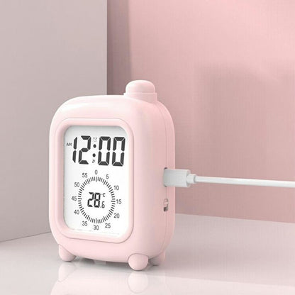 Mini Suitcase Shape Rechargeable Visual Timer Clock Study Work Self-Discipline Time Management Tool