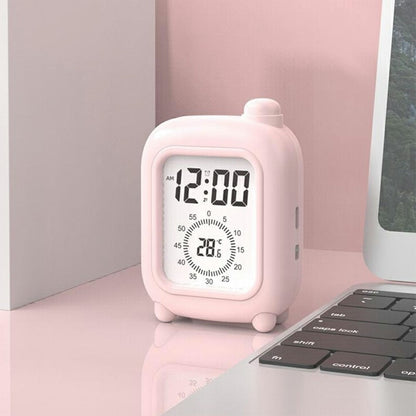 Mini Suitcase Shape Rechargeable Visual Timer Clock Study Work Self-Discipline Time Management Tool