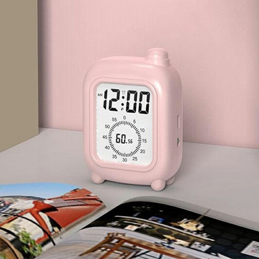 Mini Suitcase Shape Rechargeable Visual Timer Clock Study Work Self-Discipline Time Management Tool
